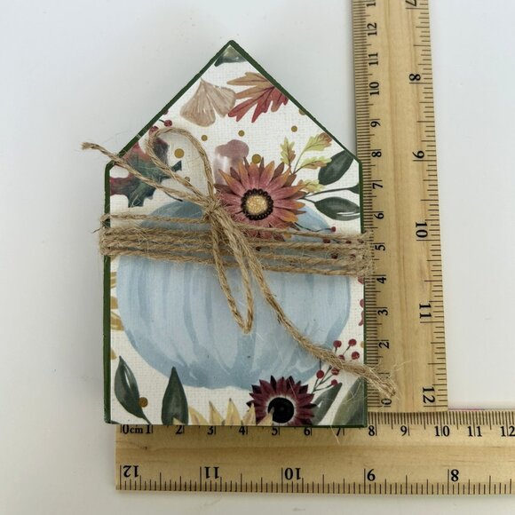 Handmade Tiered Tray Decor - Hello Fall - Autumn, Pumpkin, Signs, Mini - Picture 9 of 10